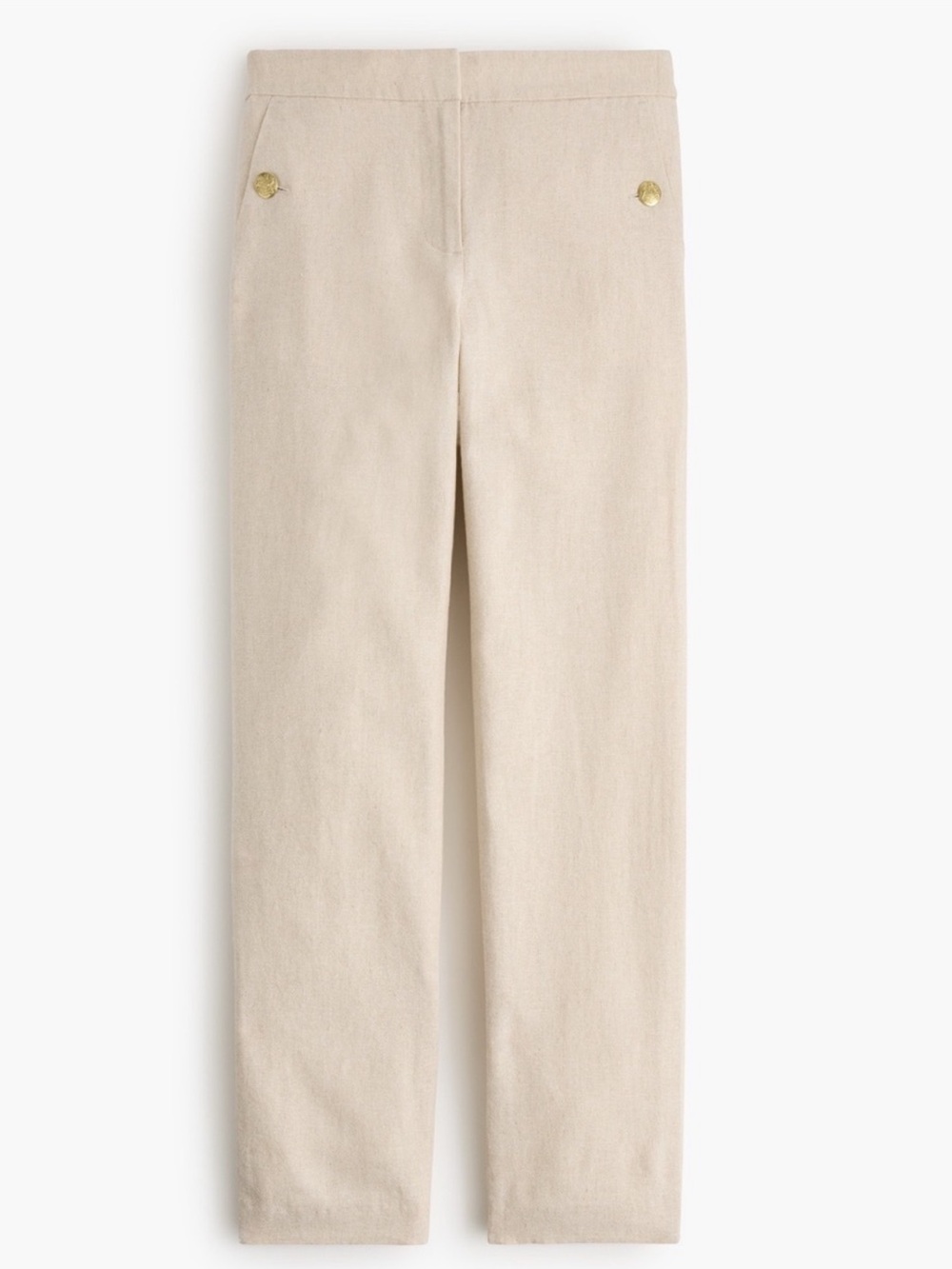 J. Crew Factory Flax Linen-Blend Sailor Pants (Size 2)